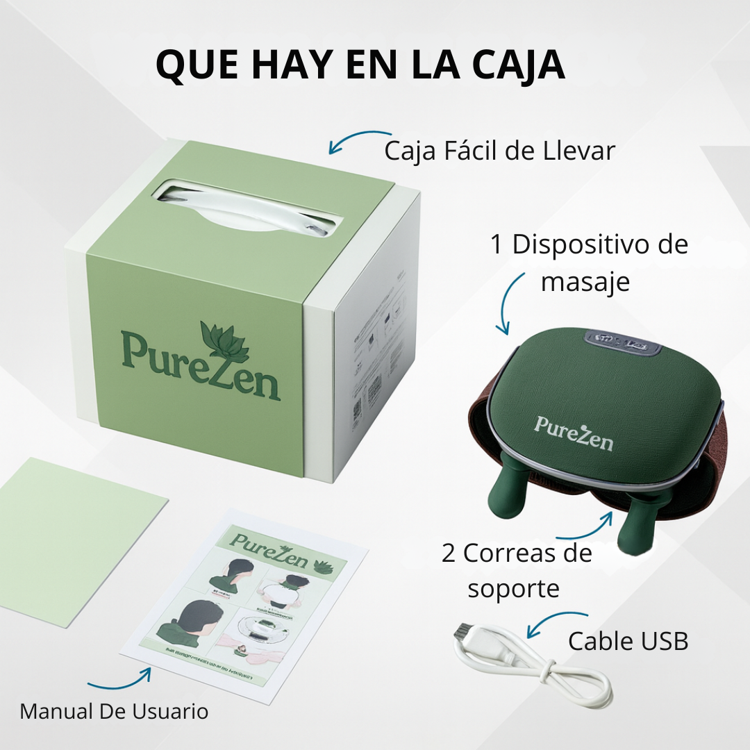 PureZen™ — Masajeador portátil relajante
