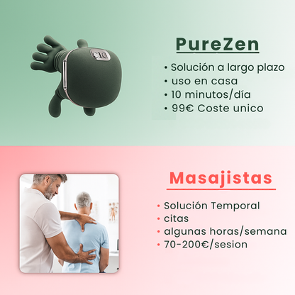 PureZen™ — Masajeador portátil relajante